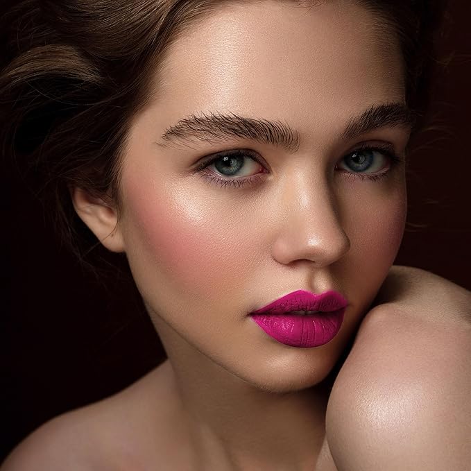 Hot Pink Lipstick Matte for Women, Color Stay Long Lasting Lipstick Smudgeproof Liquid Lipsticks, Cruelty Free Lip Color (DM06 Dream pink)