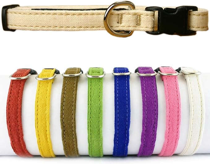 Toy Dog Collars (Natural)