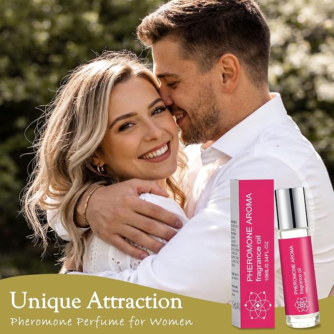 Halonly Pheromones Perfumes for Women, Long Lasting Roll On Oil Fragrance for Date Night, Fruity and Floral Daily Allure & Sensual Gift, Travel Perfume Day to Night Wear for Women - 0.34 fl.oz (10mL)