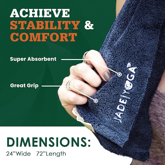 Jade Microfiber Yoga Towel