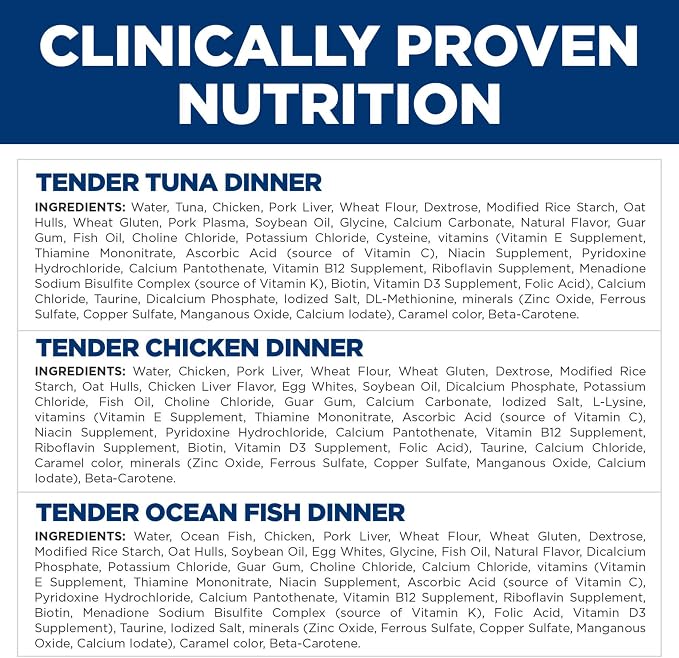 Hill's Science Diet Adult 1-6 Wet Cat Food Variety Pack | #1 Veterinarian Recommended, Chicken, Tuna, & Ocean Fish, 5.5 oz. Cans, 12-Pack