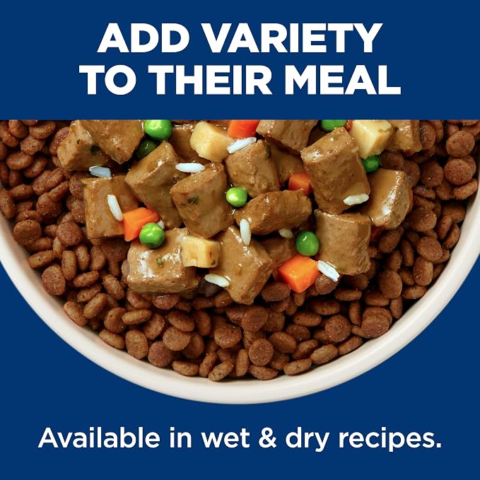 Hill's Science Diet Adult 1-6 Wet Dog Food | #1 Veterinarian Recommended, Beef & Vegetables, 12.8 oz. Cans, 12-Pack