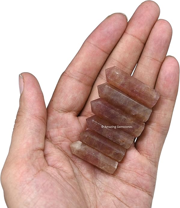 Amazing Gemstone Crystal Points Bulk Healing Crystals & Stones - Premium Single Terminated Healing Wand Point Bulk Crystals for Crafts, Crystal Grid, DIY Work