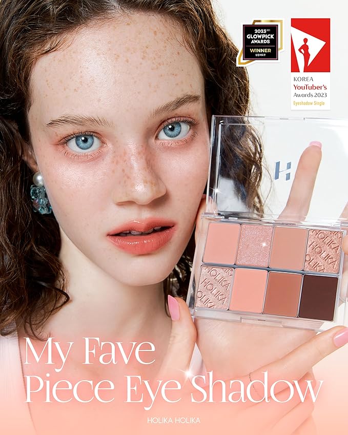 HOLIKA HOLIKA My Fave Piece Eye Shadow 13 Melrose - Korean Eye Makeup with Buttery Texture, Matte to Shimmer Formula, Smooth Blendable Pigmented Colors, Luxurious Finish for All-Day Wear