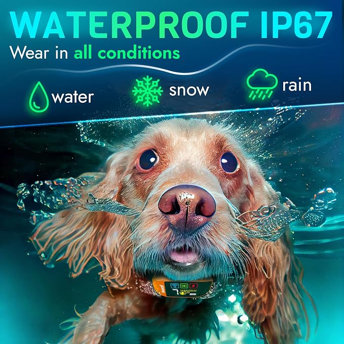 2026 New Rechargeable Bark Collar for Dogs - Anti Bark Collar with Automatic Sound Vibration & Safe Shock Modes - Waterproof No-Bark Training Device for Small Medium Large Dogs for Everyday Training