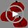 Homoyoyo 3Pcs Pumpkin Shaped Dog Sound Toy, Squeaky Pet Ball Toy for Training and Interactive Play, Assorted Colors, 3.14 x 3.14 x 2.36 Inches