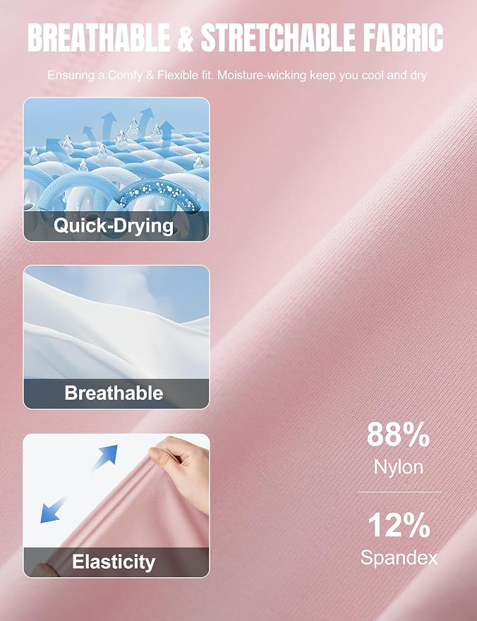 Flygo Women's Full Zip Sleeveless Workout Yoga Active Jacket Vest Golf Shirts