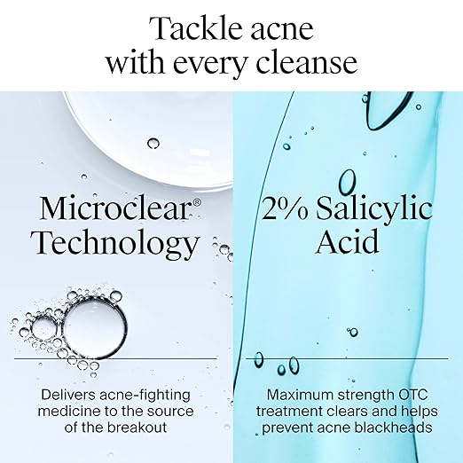 Neutrogena Oil-Free Acne Face Wash, Breakout Prone Skin Facial Cleanser with 2% Salicylic Acid Acne Treatment for Face, 6 fl. oz