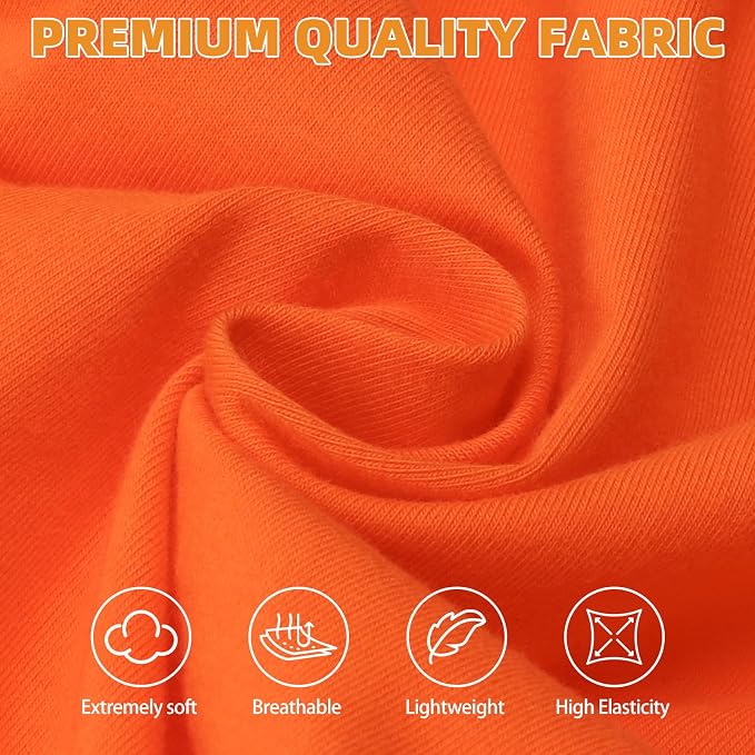 Large Dog Clothes for Boy Girl, 2 Pack Cotton Summer Dog T Shirts UV & Insect Protection for Outdoor Camping, Anti-Hair Loss Breathable Sleeveless Pet Vest Tank Tops Apparel, Orange&Red,XXL