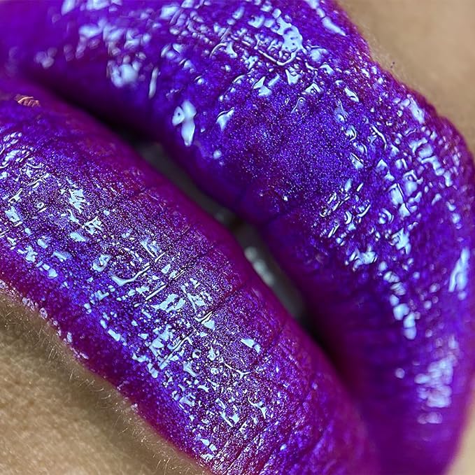 UNICORN SNOT Liquid Metal Lip Paint | Intense Pigment, Non-drying, Metallic Lip Color Makeup for Holiday, Stocking Stuffers, Christmas Gift | Vegan & Cruelty-free Lip Makeup - BOOM (Atomic Purple)