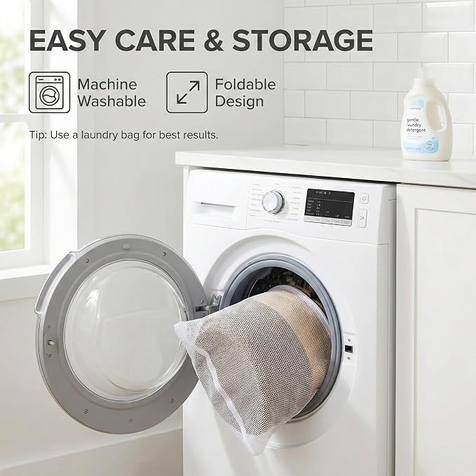 JMvicyroam 115L Extra Large Machine Washable Cotton Rope Blanket Basket | Collapsible laundry hamper, Reinforced handles, For blankets, pillows, toys and clothes, Living room and bedroom, Jute&Black