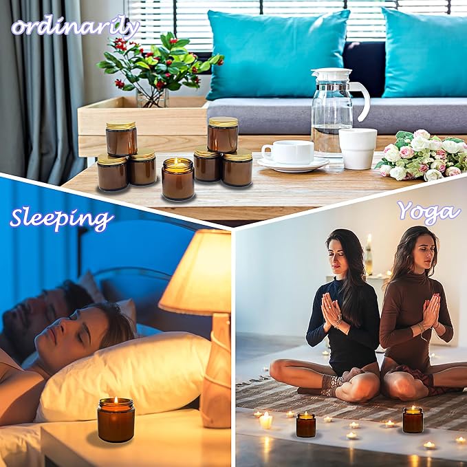 24 Pcs 4 Oz Mini Soy Candles,Mahogany & Teakwood Scented Candles Set,Bulk Aromatherapy Candle,Suitable as Gifts or Souvenirs for Occasions Such as Birthdays and Weddings.