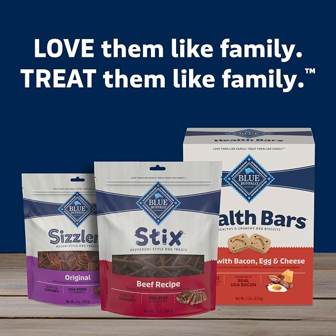 Blue Buffalo Stix Beef Pepperoni-Style Dog Treats, 5 oz | Real Beef #1 Ingredient, Soft & Easy to Tear, Developed by Veterinarians & Nutritionists, Great for Training