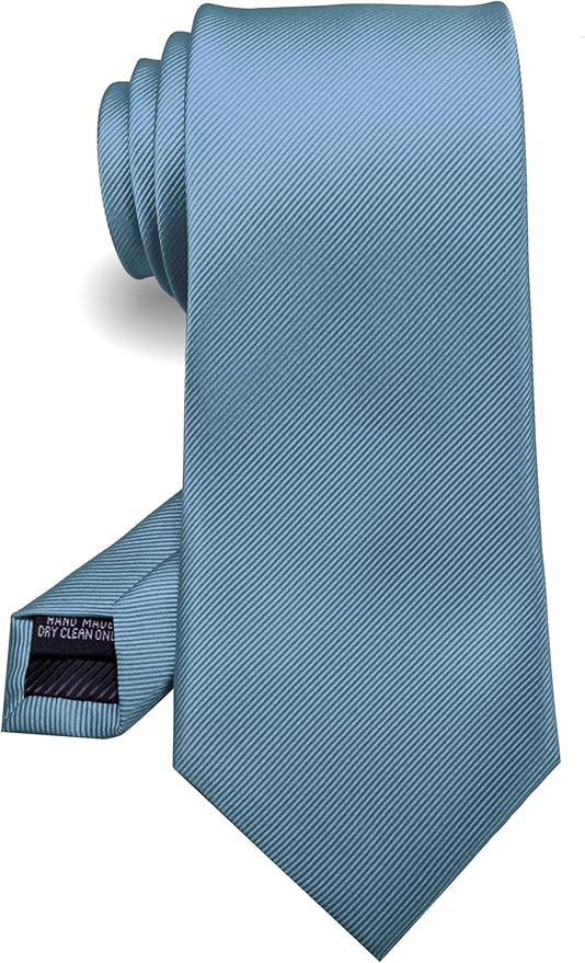 RBOCOTT Solid Color Tie Formal Necktie for Men