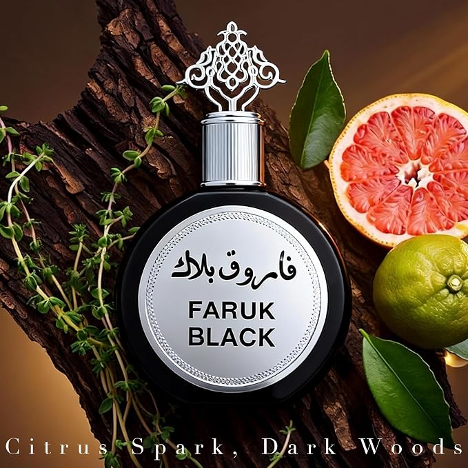 AFLUXE Verse Adonis & Faruk Black Combo Men Cologne 3.4 Fl. Oz Men's Perfume Refreshing Combination of Woody Floral & Fruity Scents Eau De Parfum for Men Lasts All Day Best Gift