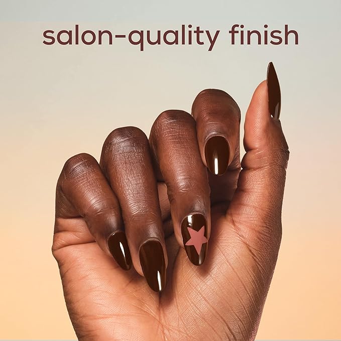 essie Nail Polish, Salon-Quality Brown Nail Polish, Boho Rodeo, Vegan, Sepia Retreat, 0.46 fl oz