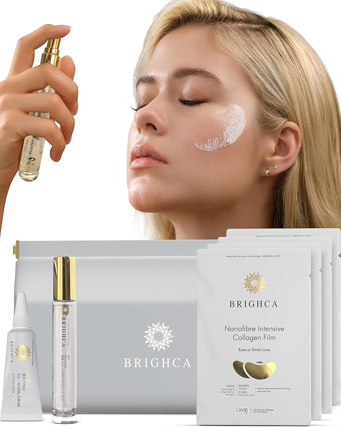 Collagen Melting Mask Trial Set - Anti-Aging Routine with Melting Mask, Mist & Cream | Firming, Wrinkle Repair, Deep Hydration - All Skin Types