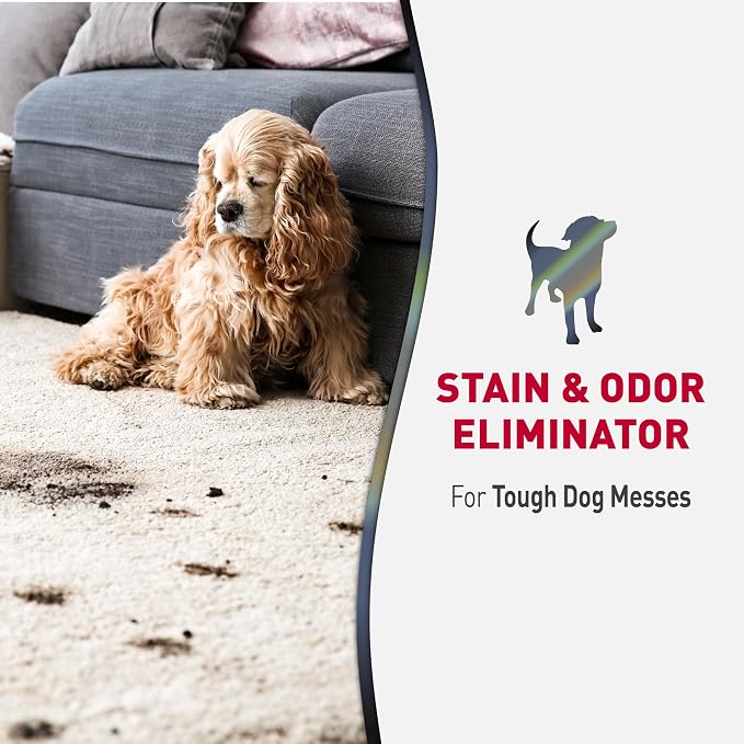 Nature’s Miracle Advanced Dog Stain & Odor Eliminator, Severe Mess, 32 oz | Enzymatic Cleaner Eliminates the Toughest Dog Messes, For Use on Multiple Surfaces, Safe For Pets and Home*, Fresh Scent