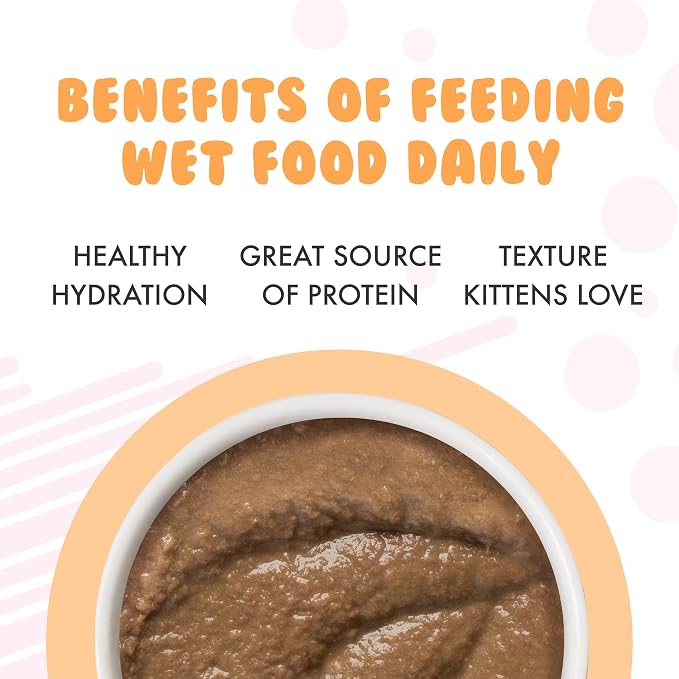 Weruva Kitten, Tuna & Salmon Formula in a Hydrating Purée 3oz Can (Pack of 12)