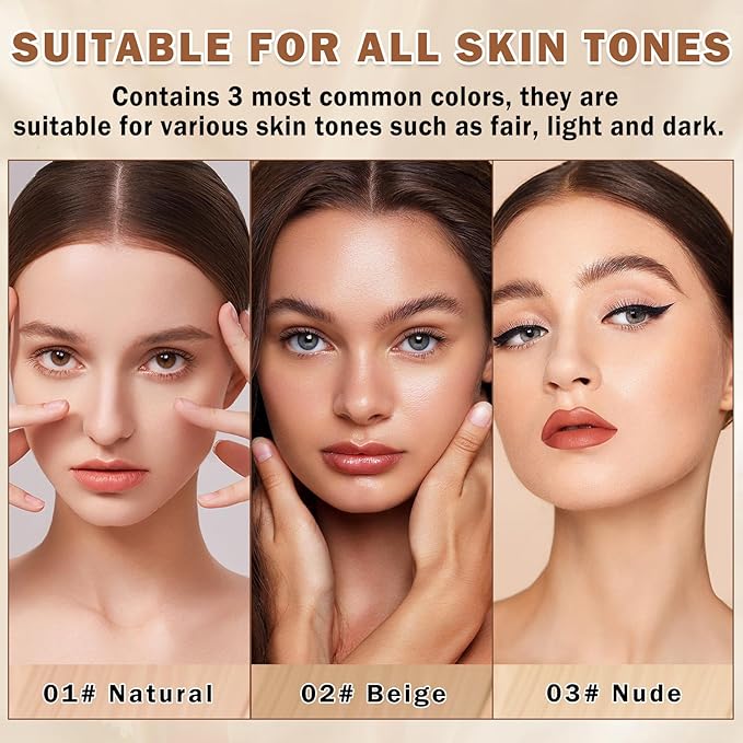 Airbrush Foundation Makeup Spray Full Coverage Foundation for Mature Skin,Long-lasting Airbrush Flawless Setting Spray,Waterproof Foundation for Smooth Radiant Skin (Natural/Warm Porcelain)