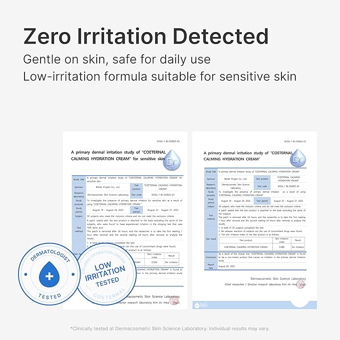 Calming Hydration Cream, Barrier-Repairing Korean Moisturizer with Ceramide NP, Niacinamide, Panthenol & Centella, Soothing Face Cream for Redness-Prone and Oily Skin, 50ml / 1.69 fl.oz.