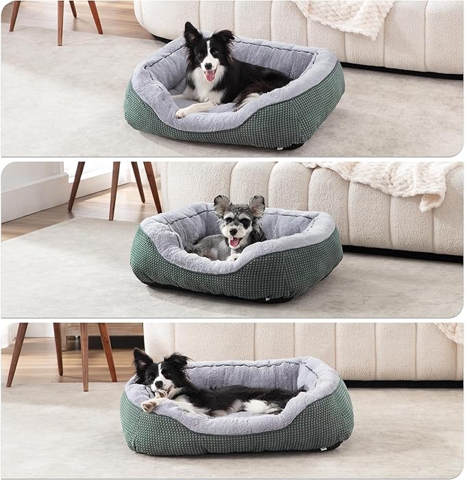 Large Dog Beds Large Sized, Washable Orthopedic Warming Soft Sleeping Durable with Anti-Slip Bottom