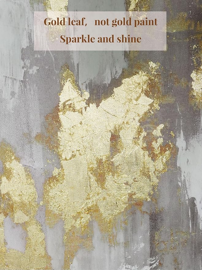 Zessonic Modern Gold and Neutral Abstract Textured Large Wall Art,24"x36"x2 | Framed Morden Canvas Artworks Wall Decor,Neutral Abstract Canvas Prints - Contemporary Decor for living room Bedroom Office
