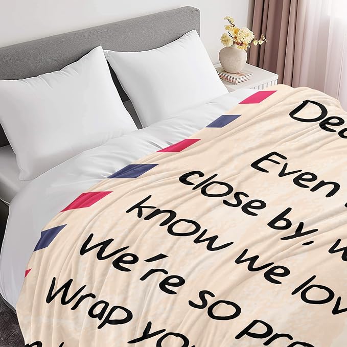 UFOORO Gifts from Mom and Dad, Throw Blanket Daughter Gifts from Mom and Dad, Birthday for Daughter Adult, Mothers Day to My Daughters Blanket from Parents for Sofa Couch Bed 55"x70"