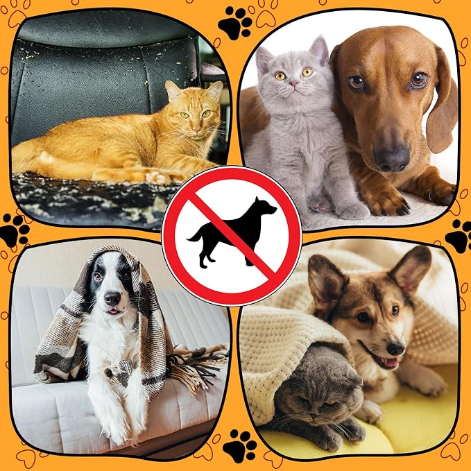 1 Pcs Pet Deterrent Mat to Keep Dogs Off Couch, 72" × 56.3", Khaki | Non Electric Cat and Dog Deterrent Mat, Pain Free Couch Covers to Keep Pets off Furniture Bed Indoor