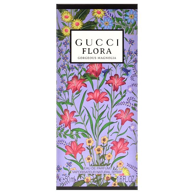 Gucci Flora Gorgeous Magnolia Eau De Parfum Spray for Women,1.6 Ounce