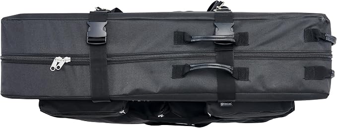 Master Massage Luggage Style Wheeled Massage Table Carrying Case 27” to 32” Width Folding Massage Table- Black