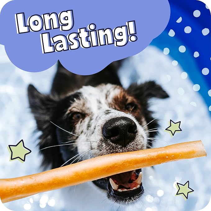 Pawstruck Natural Large 12" Beef Collagen Sticks for Dogs – Long-Lasting Rawhide Alternative, High Protein Treats with Chondroitin & Glucosamine – 5 Pack | Long Lasting Single Ingredient for Aggressive Chewers - Low Odor Alternative to Rawhide & Bully ...