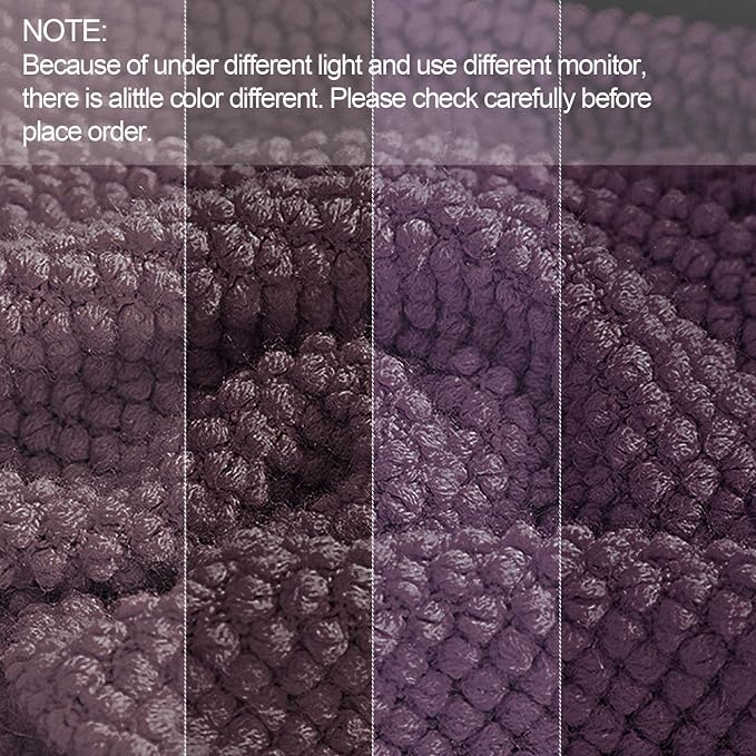 LOMAO Knitted Throw Blanket with Tassels Bubble Textured Soft Blanket Lightweight Throws for Couch Cover Home Decor (Grey Purple, 50x60)