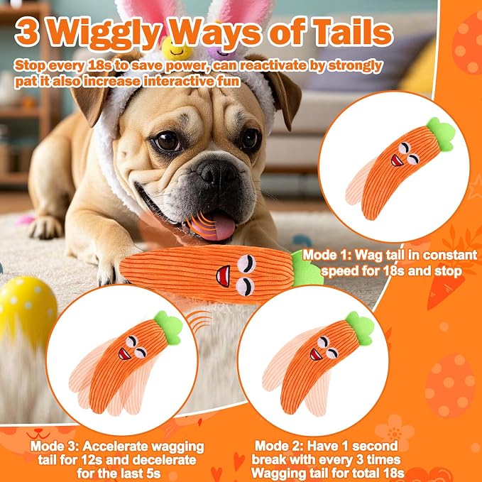 Mity rain Interactive Dog Toys Easter for Small Medium Large Dogs