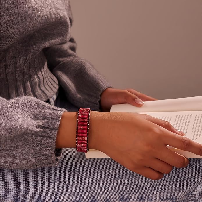Inspirational Gifts Healing Bracelets for Women，Get Well Soon Encouragement Gifts for Women Friends Sister Mom，Handmade Natural Stone Healing boho Friendship Jewelry for women