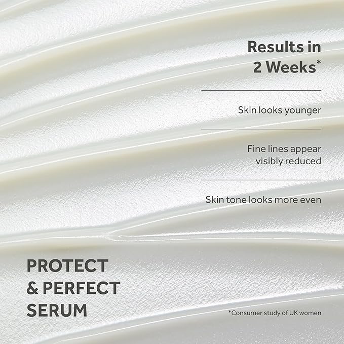 No7 Protect & Perfect Intense Advanced Serum - Anti-Aging Face Serum that Visibly Smoothes & Firms Fine Lines and Wrinkles - Formulated with Hyaluronic Acid and Matrix 3000+ Technology (1 fl oz)