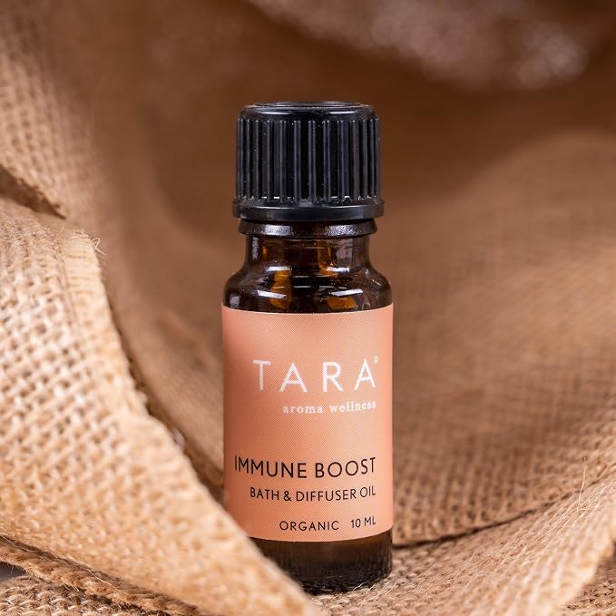 TARA Spa Therapy Revitalizing Bath & Diffuser Oil – 100% Pure Organic Essential Oil Blend for Aromatherapy & Wellness – Eucalyptus, Tea Tree & Lemon, 0.34 fl oz (10ml)