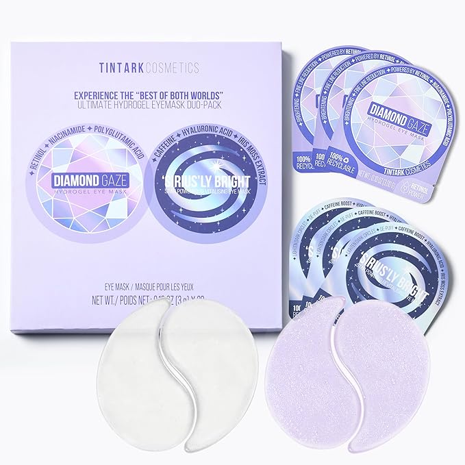 ULTIMATE HYDROGEL EYE MASK 28 Pairs Under Eye Patches, Rejuvenate Eye Area Reduce Dark Circles Puffiness, Tiredness Bags, Gel Pads Brightening, Plumps Fine Lines