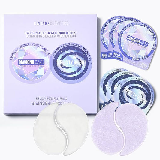 ULTIMATE HYDROGEL EYE MASK 28 Pairs Under Eye Patches, Rejuvenate Eye Area Reduce Dark Circles Puffiness, Tiredness Bags, Gel Pads Brightening, Plumps Fine Lines