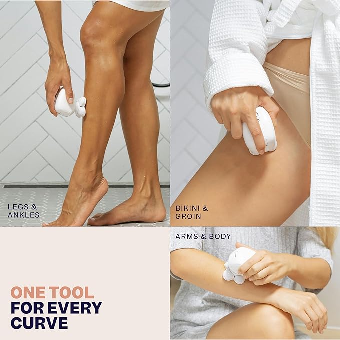 Freebird FlexSeries Electric Razor for Women - Silk Smooth Legs, Body Hair, & Pubic Shaver - for Private Area, Sensitive Skin, Bikini Trimmer