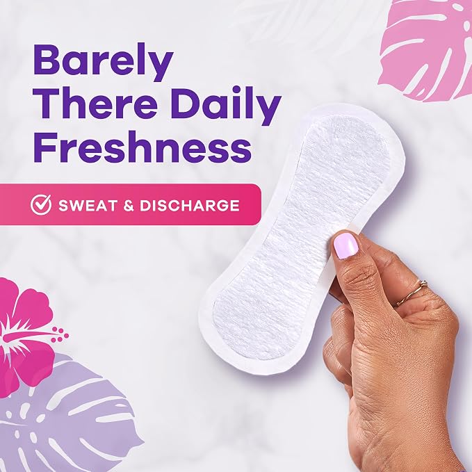 Always Panty Liners for Women Daily Liners, Regular Absorbency, Unscented, 216 Count