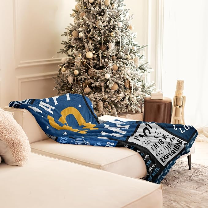 80th Birthday Gifts for Men Women, Best 80th Birthday Decorations for Men | 80 Year Old Birthdays Gift for Man, Funny 1945 Birthdays Gift for Man ideas Blanket 50"X60"