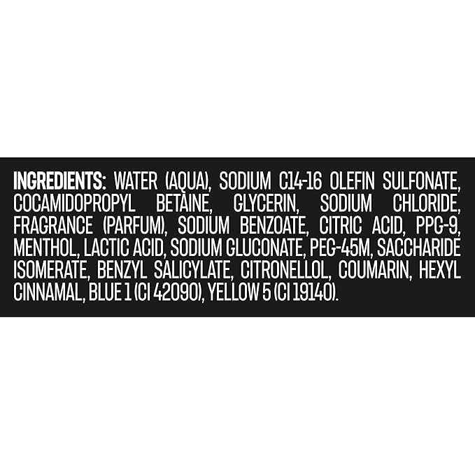 AXE Cool Ocean Men's Body Wash With Essential Oils 12H Refreshing Scent Body Wash For Men,Clean and Fresh Scent 16 oz,(Pack of 4)