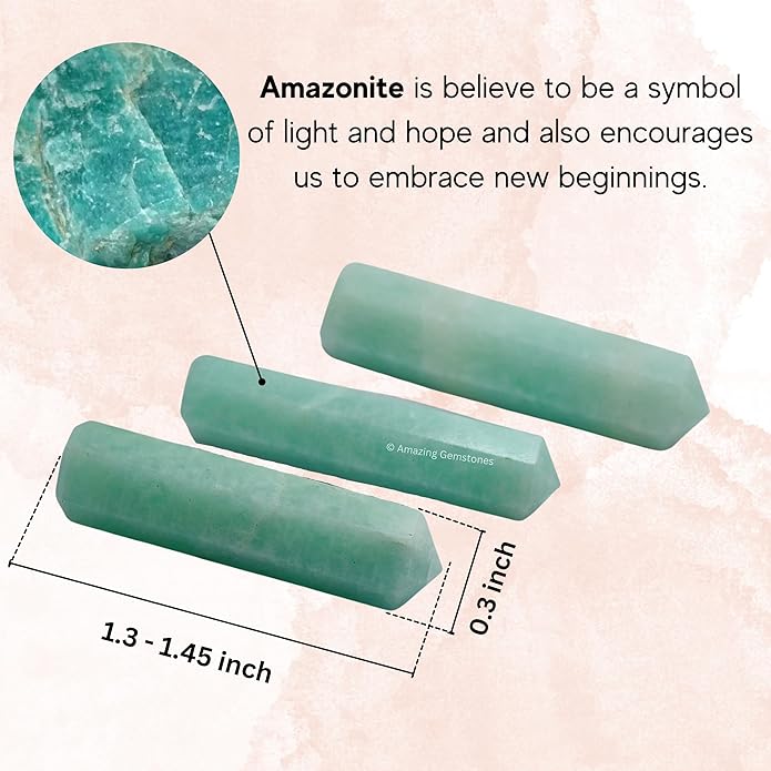 Amazing Gemstone Crystal Points Bulk Healing Crystals & Stones - Premium Single Terminated Healing Wand Point Bulk Crystals for Crafts, Crystal Grid, DIY Work