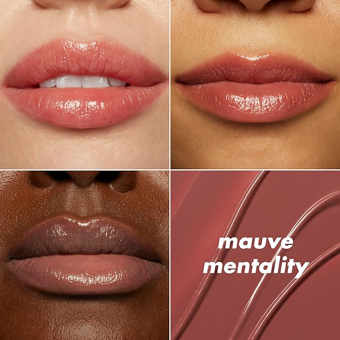 e.l.f. Glow Reviver Slipstick, Tinted Lip Oil Stick, Non-Sticky & Hydrating For A Soft-Shine Finish, Vegan & Cruelty-Free, Mauve Mentality