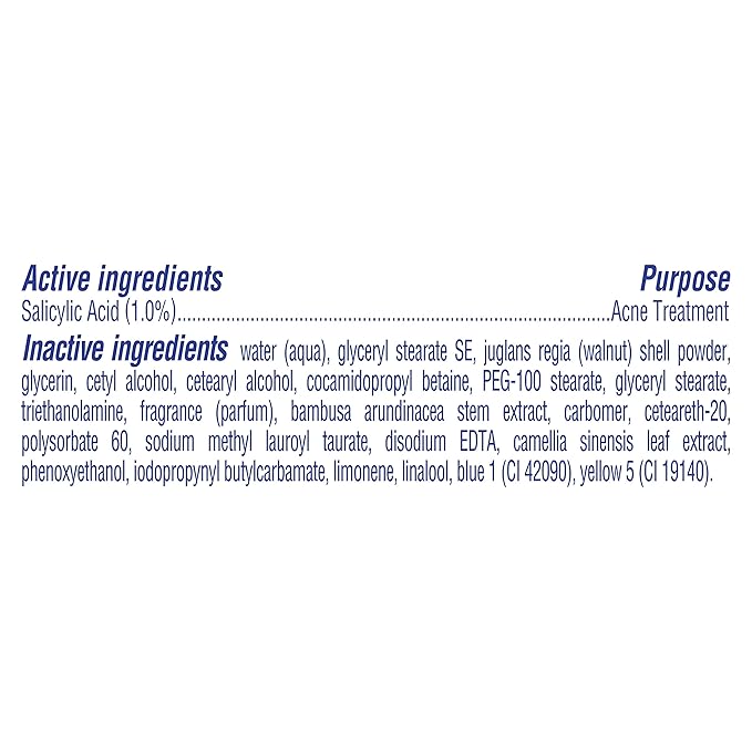 St. Ives Blackhead Clearing Face Scrub, Clears Blackheads & Unclogs Pores, Green Tea & Bamboo, Salicylic Acid Acne Treatment Facial Scrub, Moderate Exfoliator Skin Care with Natural Exfoliants 6 oz