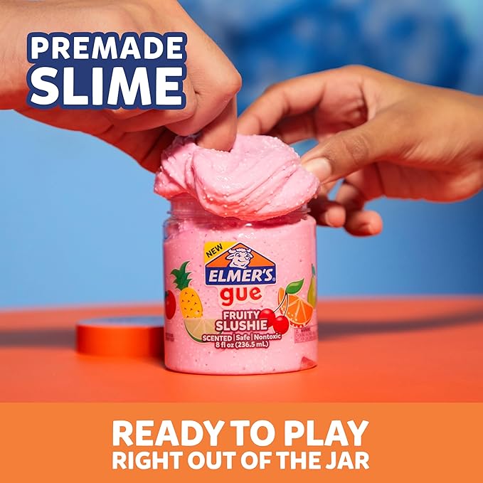 Elmer’s All-Star Slime Kit, Includes Liquid Glue Activator and Premade Slime, 9 Count - Perfect for Birthday Parties, Gift Idea, Kids Activity