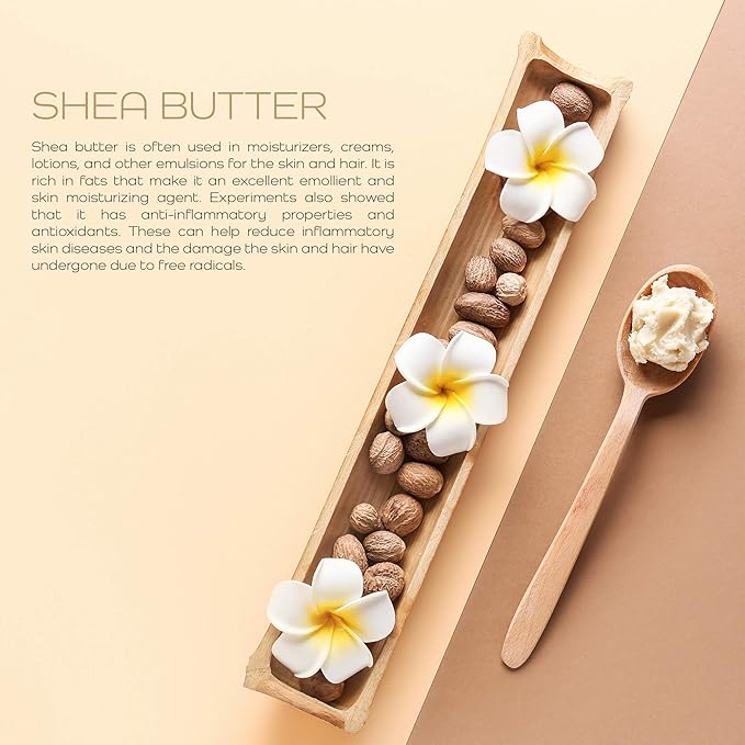 Pure Shea Butter Raw Organic for Skin Pure Virgin Unrefined Body Lotion Stretch Mark Skin Care Scar Cream Organic Shea Butter Raw Unrefined African Shae Manteca de Karite Organica Pura 25 lbs