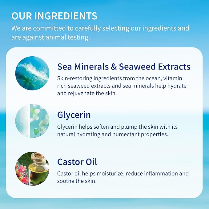 Inis the Energy of the Sea Scented Body Scrub - Exfoliating Body Scrub with Pumice and Seaweed for Soft, Smooth, Moisturized Skin - 7oz.
