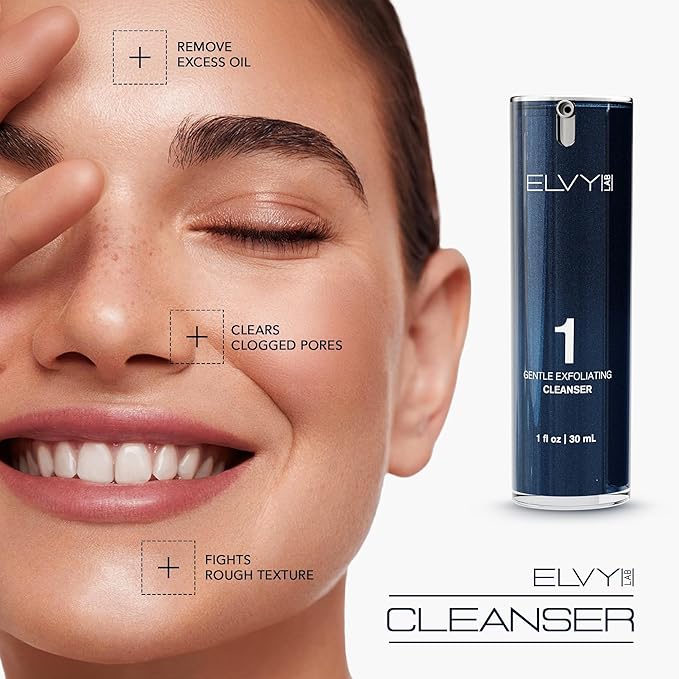 Skin Care Set For Men & Women | 4-in-1 Vegan & Cruelty-Free Skin Care Kit | Anti-Aging With Deep Cleanser, Vitamin C Serum, Moisturizer & Eye Cream | All Skin Types